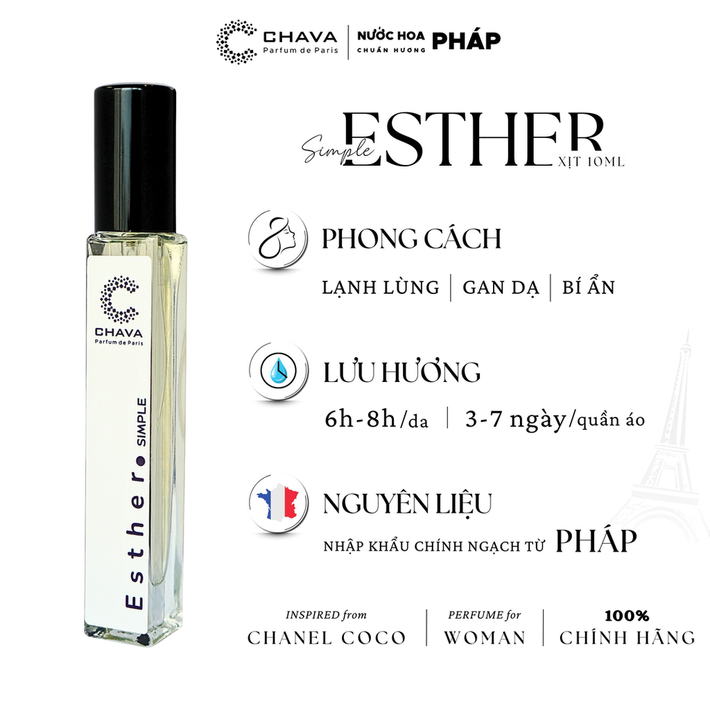 COMBO QUÀ TẶNG] 2 SON SÁP LÌ ROSY SWEETLOVE + 1 NƯỚC HOA SIMPLE 10ML - CHAVA