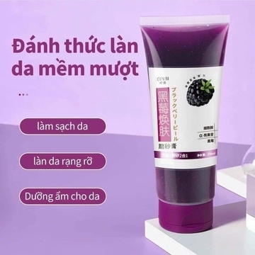 GEL TẨY TẾ BÀO CHẾT TOÀN THÂN MÂM XÔI ĐEN GINBI 200ML - BE YOURSELF
