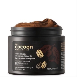 TẨY DA CHẾT BODY CÀ PHÊ ĐẮK LẮK COCOON 150ML DAK LAK COFFEE FACE POLISH
