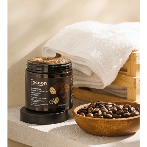 TẨY DA CHẾT BODY CÀ PHÊ ĐẮK LẮK COCOON 150ML DAK LAK COFFEE FACE POLISH