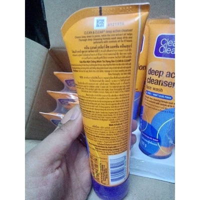 SỮA RỬA MẶT CHỐNG NHỜN CLEAN AND CLEAR 100G - SU