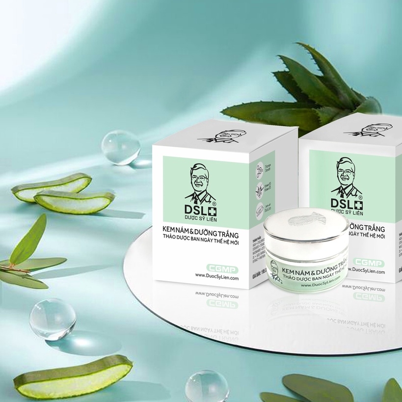 KEM NÁM & DƯỠNG TRẮNG THẢO DƯỢC BAN NGÀY THẾ HỆ MỚI 12G -DƯỢC SĨ LIÊN
