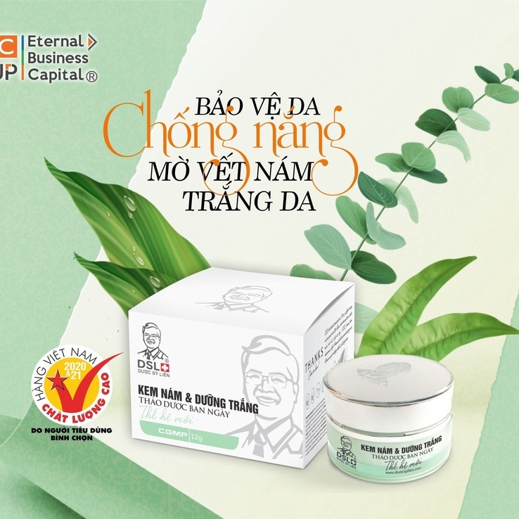 KEM NÁM & DƯỠNG TRẮNG THẢO DƯỢC BAN NGÀY THẾ HỆ MỚI 12G -DƯỢC SĨ LIÊN