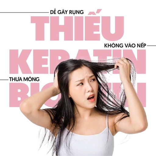 KEM Ủ TÓC BIOTIN & KERATIN CÔNG THỨC PHỤC HỒI TÓC CHUYÊN SÂU - DƯỠNG TÓC CHUẨN SPA 200GR (HŨ)-MILAGANICS