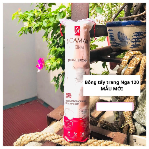 BÔNG TẨY TRANG NGA TÚI 120 MIẾNG CTB461 - BECHIP