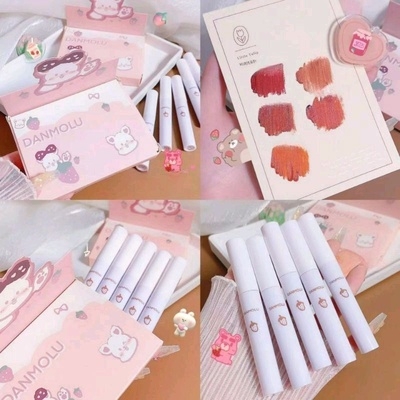 SET SON KEM LÌ HÌNH GẤU MUGE LEE - BE YOURSELF-set 5
