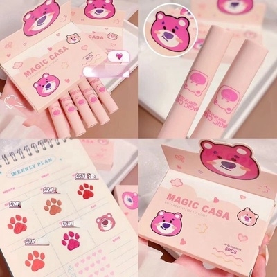 SET SON KEM LÌ HÌNH GẤU MUGE LEE - BE YOURSELF-set 5