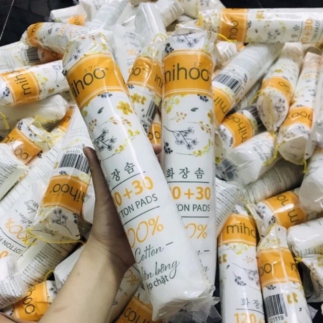 BÔNG TẨY TRANG COTTON PAD 150MIENG- MIHOO