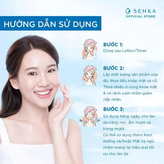 SERUM DƯỠNG ẨM VÀ CHỐNG LÃO HÓA SENKA DEEP MOIST 3X HA SERUM 30ML - SENKA