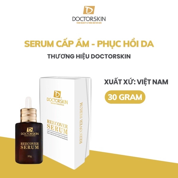 SERUM CẤP ẨM PHỤC HỒI DƯỠNG DA TRẮNG SÁNG ĐỀU MÀU REECOVER SERUM DOCTORSKIN 30ML