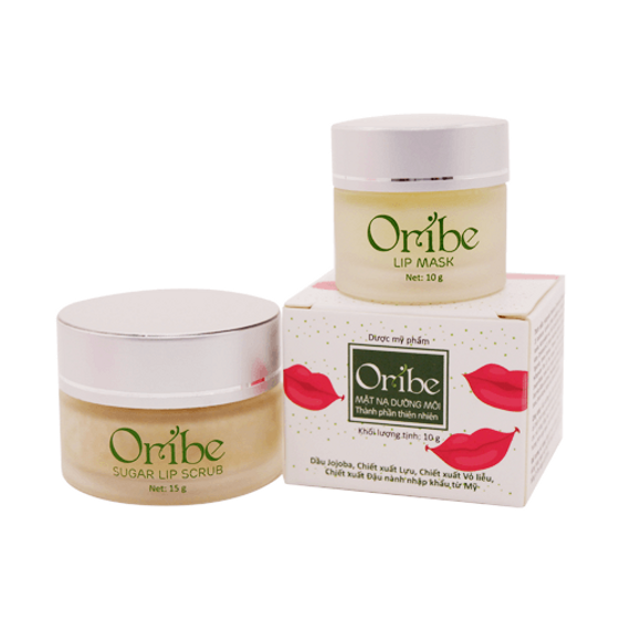COMBO TẨY TẾ BÀO CHẾT VÀ MẶT NẠ DƯỠNG MÔI - ORIBE