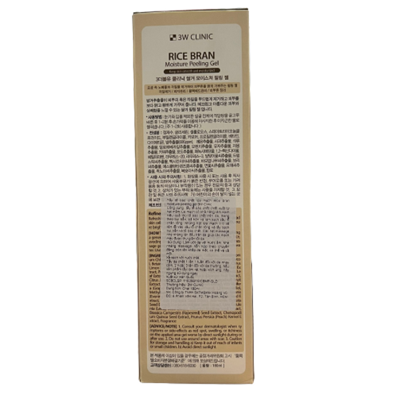 GEL TẨY TẾ BÀO CHẾT CHIẾT XUẤT GẠO 180ML - 3W CLINIC