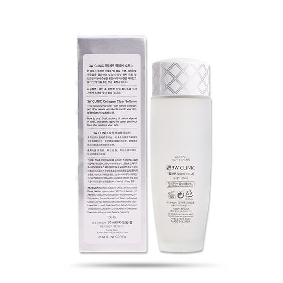 NƯỚC HOA HỒNG DƯỠNG TRẮNG DA 150ML - 3W CLINIC