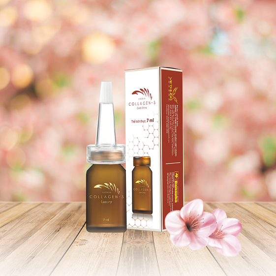 TINH CHẤT COLLAGEN-S GOLD SHINE CHỐNG LÃO HÓA, MỊN DA, CẤP ẨM - VIESKIN COLLAGEN