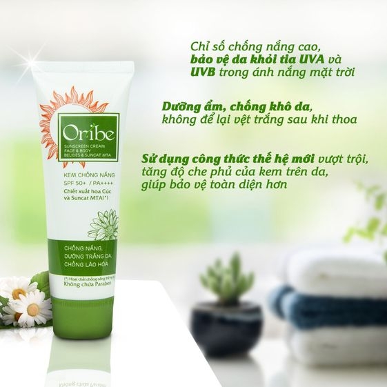 KEM CHỐNG NẮNG ORIBE SPF50+ PA+++ 30G