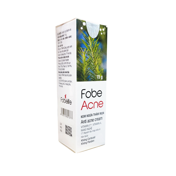 KEM NGỪA MỤN, MỜ THÂM DO MỤN GÂY RA - FOBEACNE - FOBELIFE