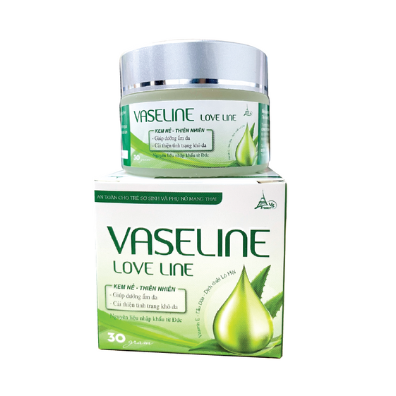 KEM DƯỠNG MÔI GIÚP DƯỠNG ẨM LÀM MỀM DA VASELINE LOVELINE - PHÁP EFFIEL
