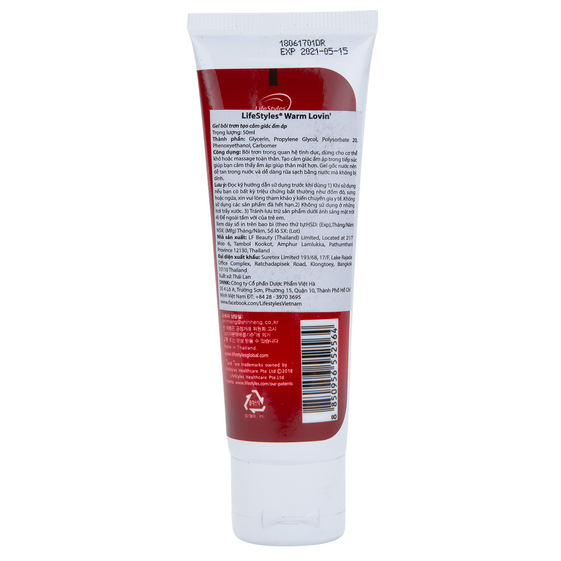 GEL BÔI TRƠN WARM LOVIN' MASSAGE LOTION 50ML