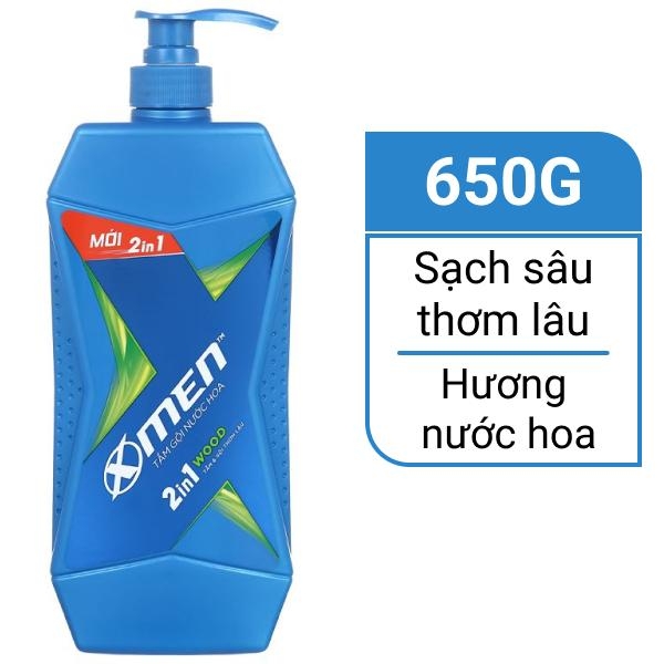 Tắm gội 2 trong 1 X-Men Wood Sport hương nước hoa