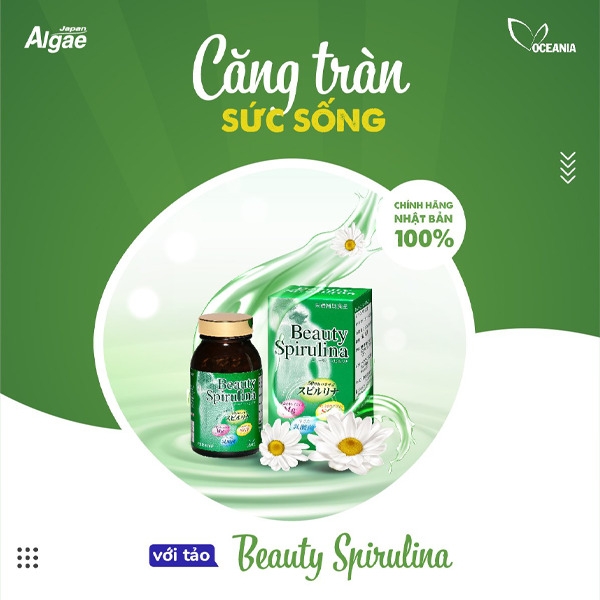 Bột tảo Spirulina, magnesium oxide, lactic acid bacterium, SGF thành phần tảo Spirulina tinh chất
