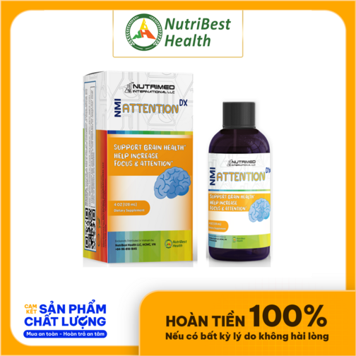 Thực phẩm bổ sung vitamin tốt cho não bộ trẻ em NMI - ATTENTION DX