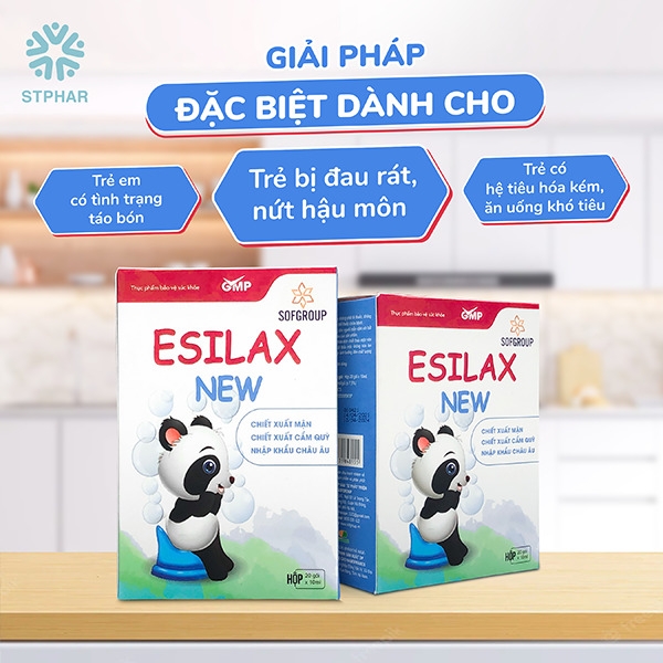 Thực phẩm hỗ trợ tiêu hóa gói Esilax New  Thương hiệu: STPhar 
