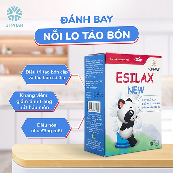 Thực phẩm hỗ trợ tiêu hóa gói Esilax New  Thương hiệu: STPhar 