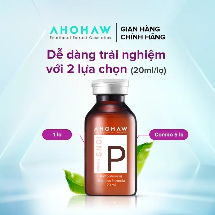 Tế Bào Gốc Phục Hồi Da AHOHAW IONS P (20ml/ Lọ)
