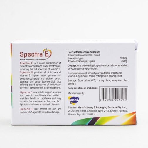 Viên uống chống lão hoá, hỗ trợ tim mạch - gan nhiễm mỡ SPECTRA E