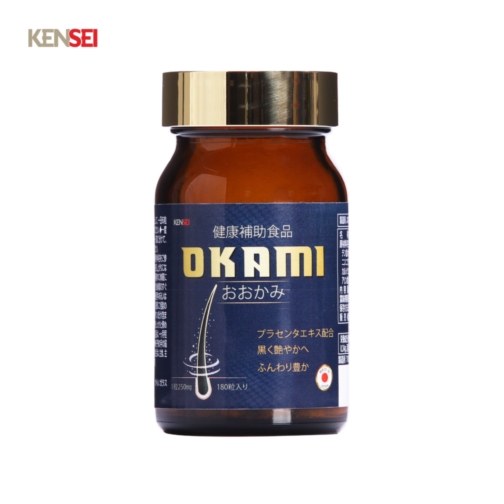 Viên uống giảm rụng và mọc tóc Okami-Viên Dưỡng Tóc Okami Nhật Bản 