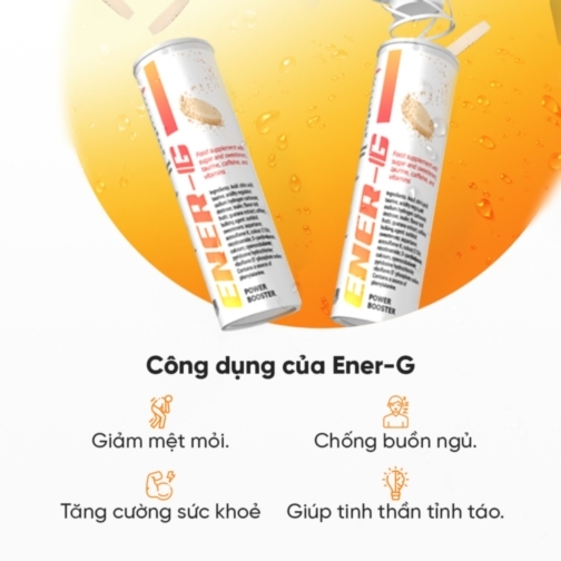 Viên uống hỗ trợ bổ sung năng lượng ENER G  2. Tên Thương Hiệu: ENER G  
