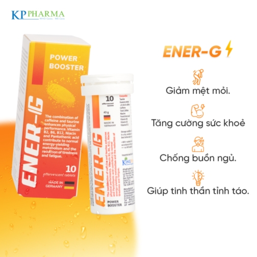 Viên uống hỗ trợ bổ sung năng lượng ENER G  2. Tên Thương Hiệu: ENER G  
