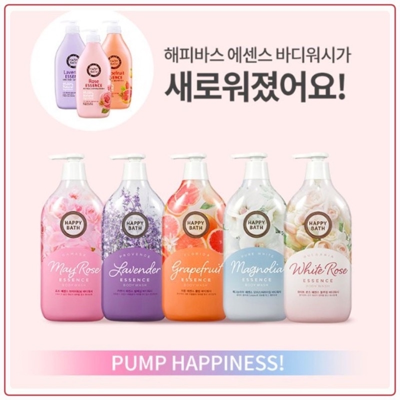 Sữa tắm Happy Bath 900ml-HÀN