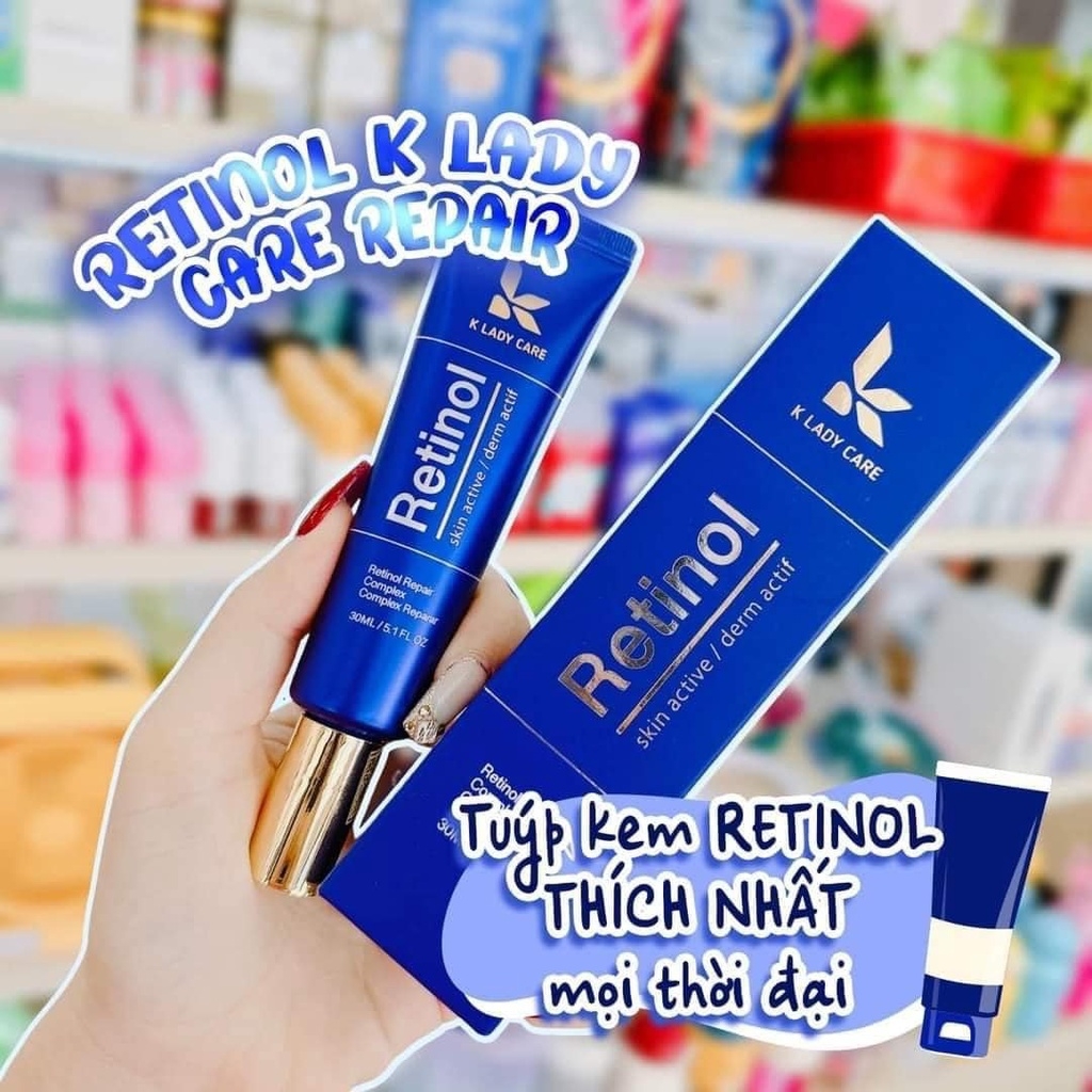 Kem Retinol K Lady Care 0.5% - 30ml ( màu trắng xanh)-hàn
