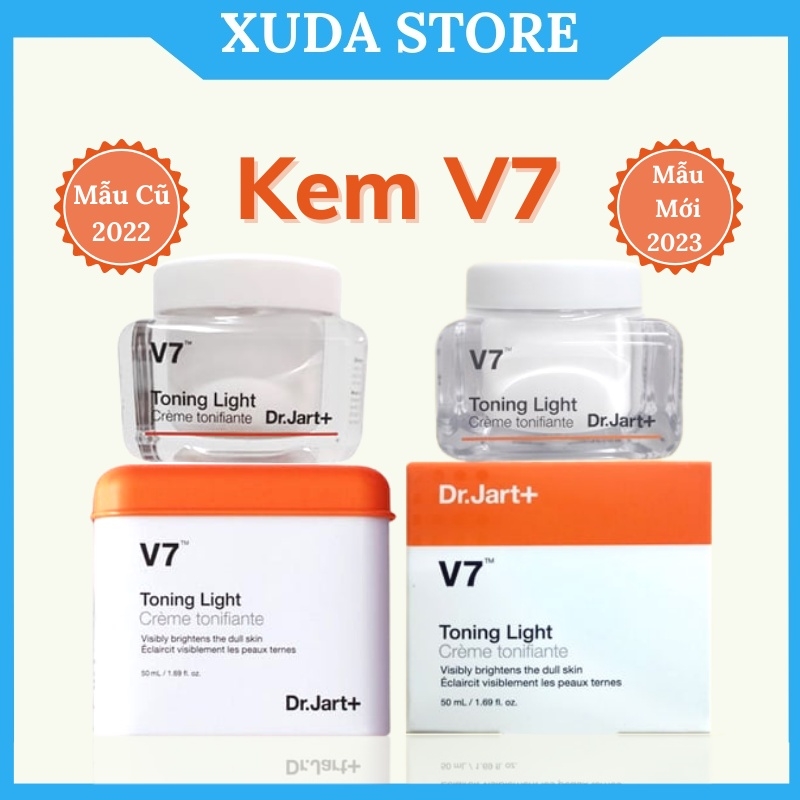 Kem Lên Tone Mặt - V7 FULL 50ML-hàn