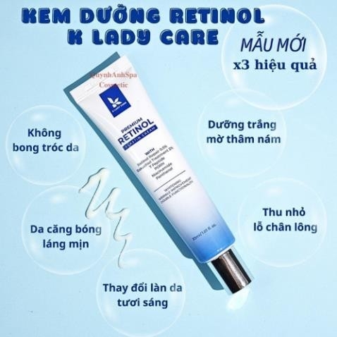 Kem Retinol K Lady Care 0.5% - 30ml ( màu trắng xanh)-hàn