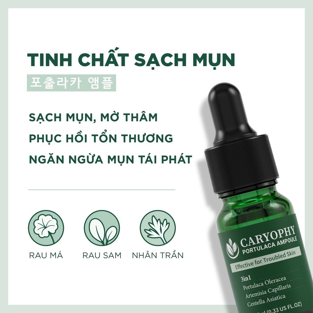 Serum ngừa mụn Caryophy Portulaca Ampoule (10ml)-hàn