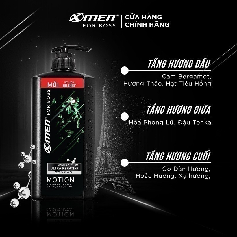 Dầu gội nước hoa X-Men for Boss Motion