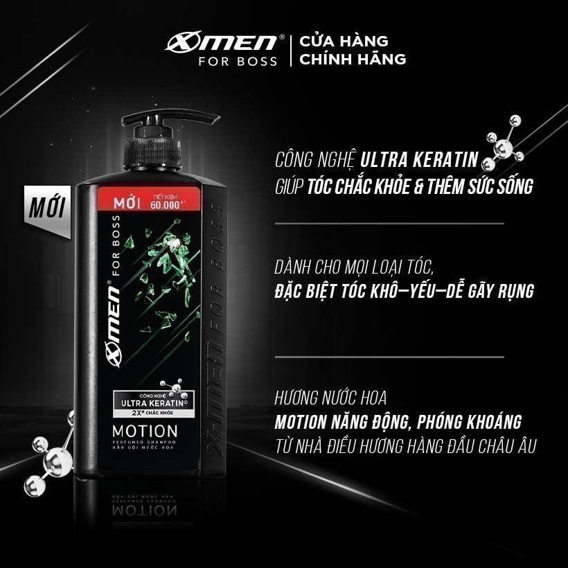 Dầu gội nước hoa X-Men for Boss Motion