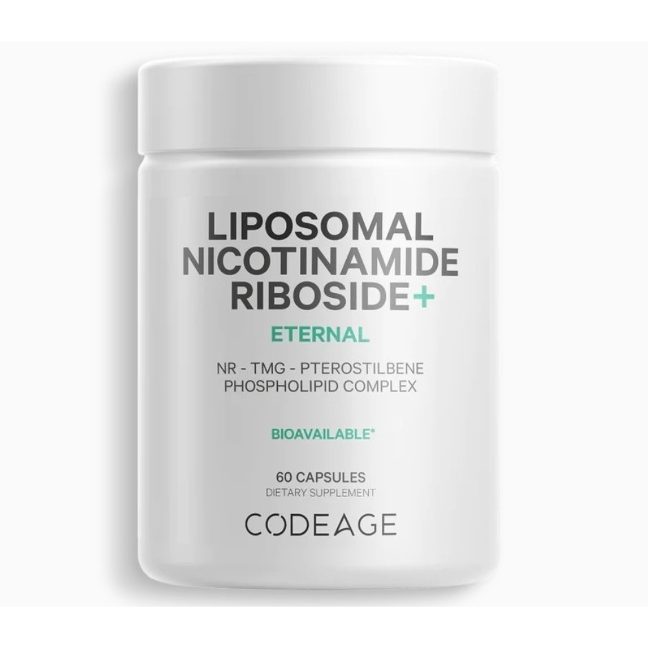 Viên Uống Thuần Chay Trẻ Hóa, Tăng Cường Sức Khỏe Codeage Liposomal NR+ (Nicotinamide Riboside+) CodeAge Authorized
