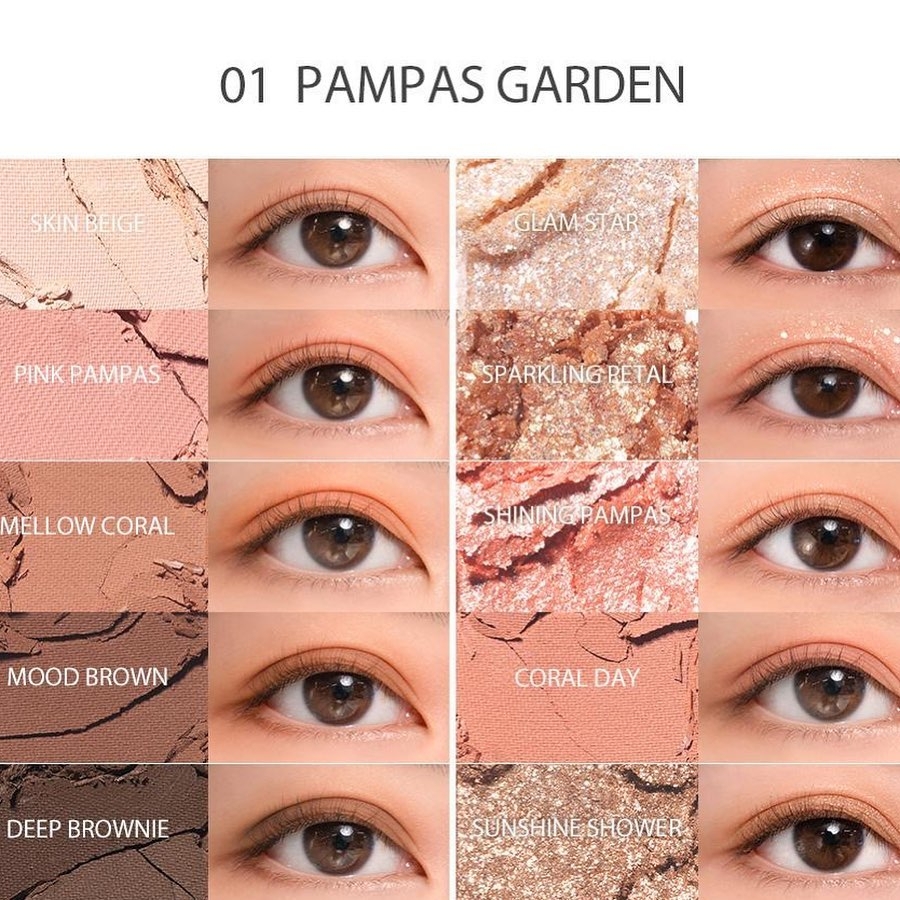 Bảng Phấn Mắt 10 Ô Romand-HÀN
