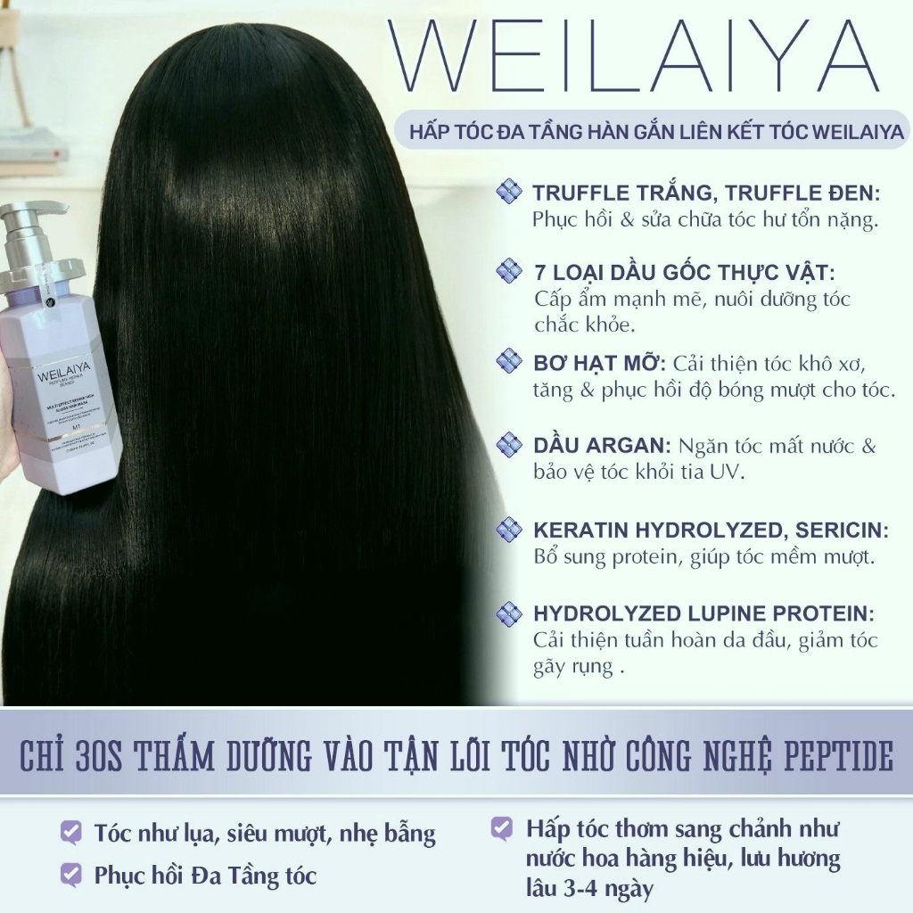 Hấp phục hồi tóc đa tầng Weilaiya-HỒNG KÔNG