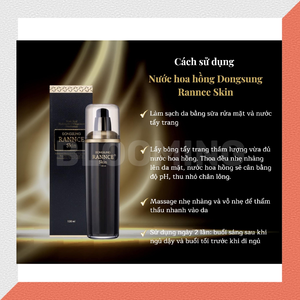 Nước Hoa Hồng trị nám Dongsung Rannce Skin 130ml-hàn