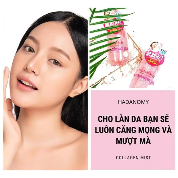 Xịt khoáng collagen Hadanomy 250ml-Nhật Bản