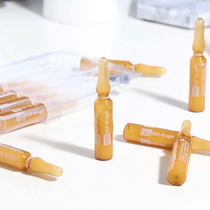 Tinh Chất Dưỡng Sáng Đều Màu Da, Giảm Đốm Sắc Tố MartiDerm Ampoule Pigment Zero DSP Bright Tây Ban Nha