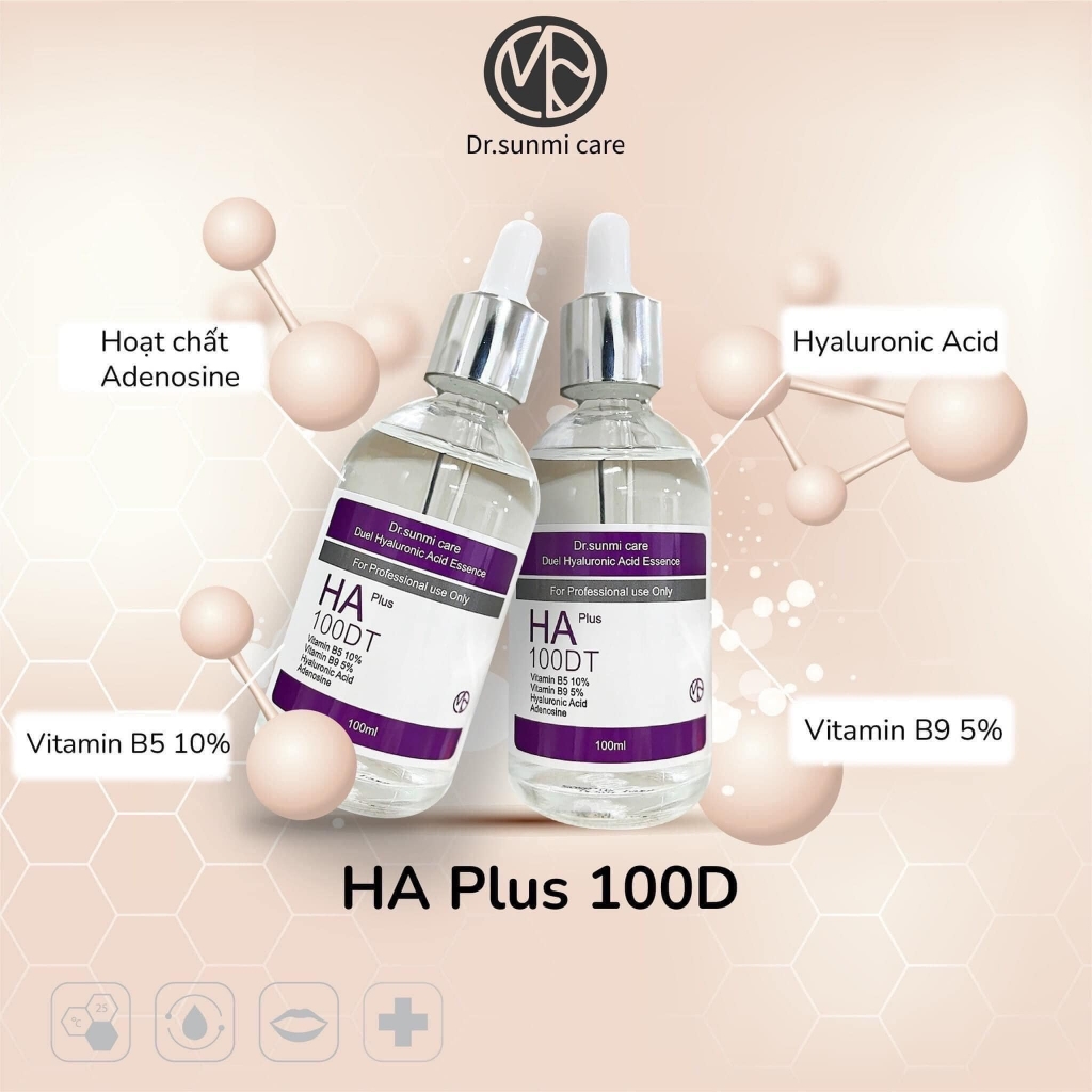 Tinh Chất Dưỡng Ẩm, Dr. Sunmi Care -Hồi Phục Da HA Plus 100DT-HÀN