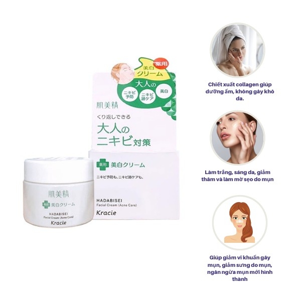 Kem dưỡng da trị mụn Kracie Nhật-nhật