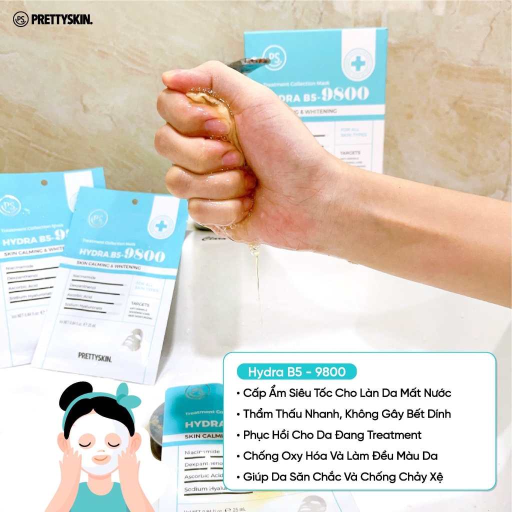 MẶT NẠ B5 - Prettyskinl - 10miếng-hàn