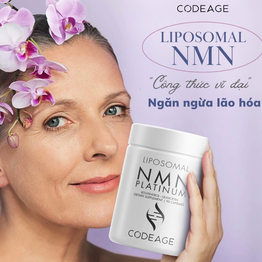 Viên uống chống lão hóa da Codeage Liposomal NMN 90 viên