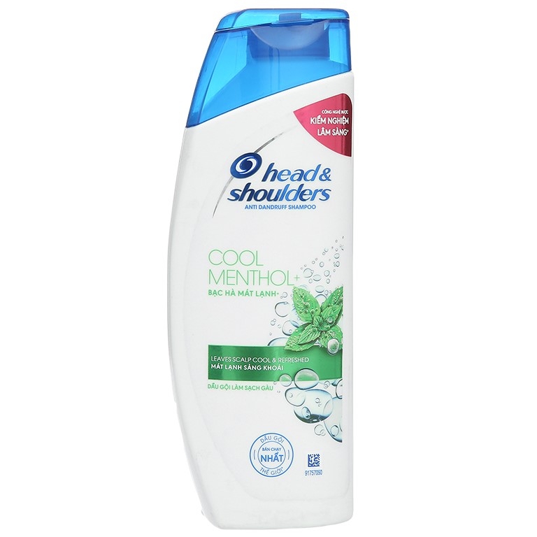 Dầu gội Sạch Gàu Head & Shoulders Bạc Hà Mát Lạnh/ Giảm Ngứa